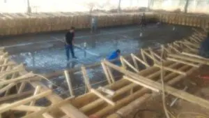Cara pemasangan bekisting kolam renang Bekisting Kayu
