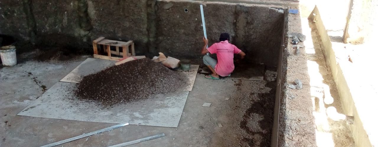 Membuat Plesteran Kolam Renang