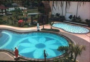 Bahan material finishing kolam renang