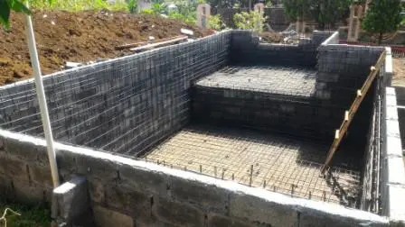 Pemasangan Pembesian Kolam Renang